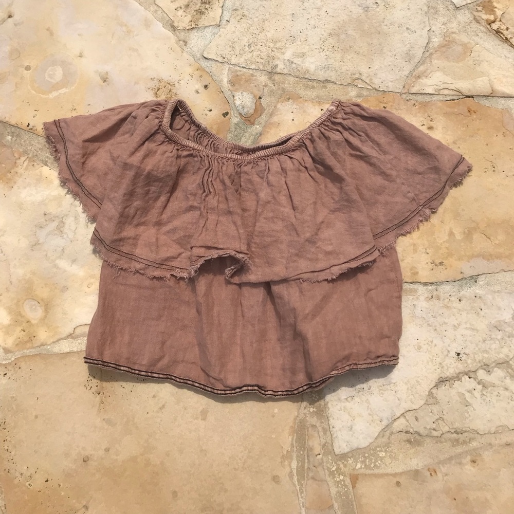 Off-the-Shoulder Crop Top